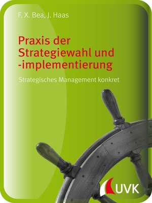cover image of Praxis der Strategiewahl und -implementierung